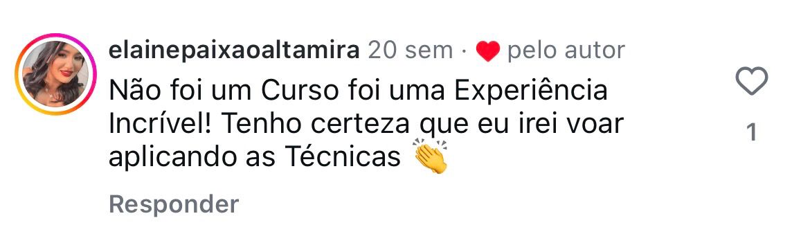 Depoimento de @elainepaixaoaltamira