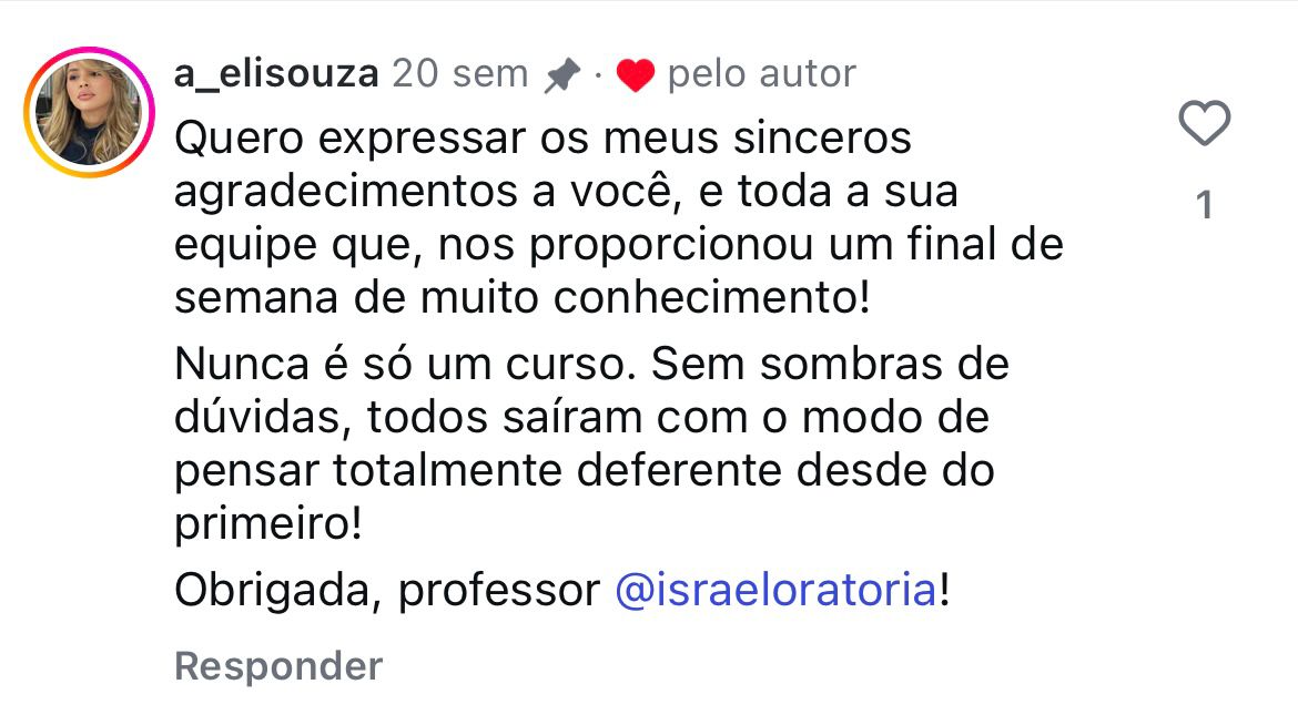 Depoimento de @a_elisouza