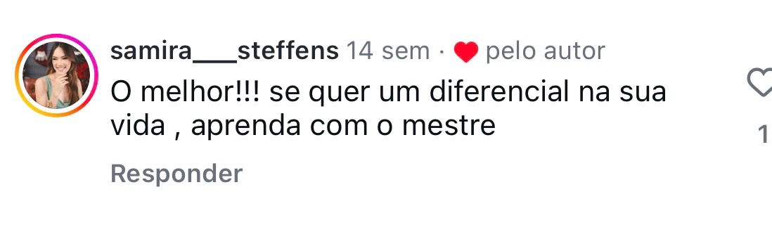 Depoimento de @samira___steffens